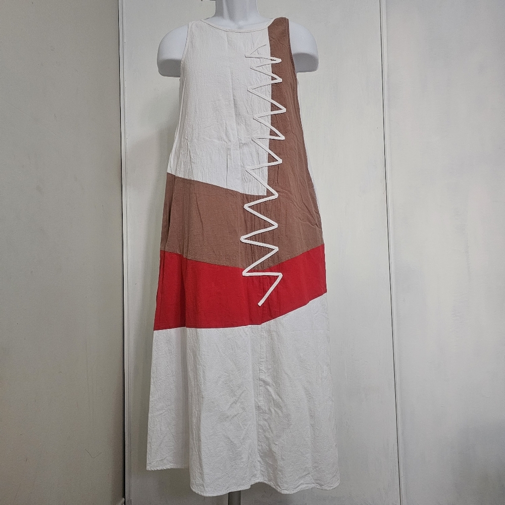 💥💥💥SUMMER 💥💥Zanzea Maxi White Dress With Two pockets, Sz S